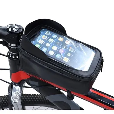 Torba s prednjim okvirom telefona za bicikl
